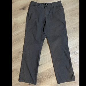 Riders Pinstriped Straight-leg pants